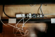 Magnetic cable organizer